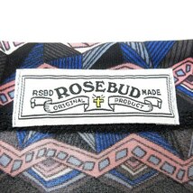 ローズバッド ROSE BUD カーディガン 総柄 F 黒 ブラック /MN ■MO レディース_画像5