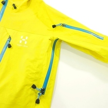 ホグロフス HAGLOFS Spitz Jacket GORE-TEX スピッツジャケット マウンテンパーカー ブルゾン フード 黄色 イエロー ■U90 A0626 メンズ_画像4