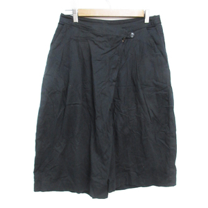  pas de calais pas de calais юбка-брюки шорты колено длина короткий хлеб шорты одноцветный 38 чёрный черный /FF6 женский 