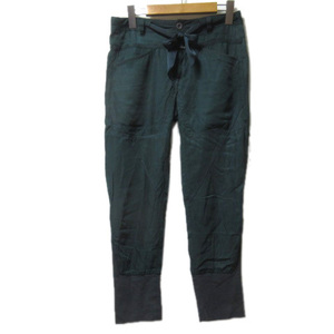 Marite Franco Jowadbow Marithe Francois Girbaud Jogger Pants Green Green Stitch West Ribbon S Rayon Cupla x