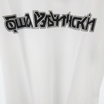 未使用品 ゴーシャ ラブチンスキー Gosha Rubchinskiy G012-T001-4 Tシャツ 半袖 ロゴ プリント 白 ホワイト 黒 ブラック コットン S メン_画像3