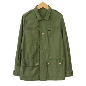  azur bai Moussy AZUL by moussy jacket military cotton S green khaki 