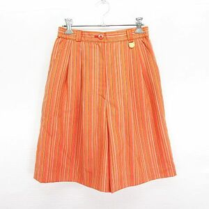  Chloe CHLOE Golf GOLF брюки низ юбка-брюки половина полоса two tuck шерсть 9 orange *EKM женский 