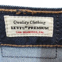 リーバイスプレミアム Levis PReMIUM 501 ハイウエスト ストレート デニム パンツ ジーンズ 24 インディゴ ボタンフライ ビッグE_画像5