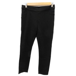  Untitled UNTITLED tapered pants 7 minute height plain 1 black black /YK4 lady's 