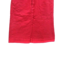 ユナイテッドアローズ ピンクレーベル UNITED ARROWS PINK LABEL 台形スカート ひざ丈 S 赤 レッド /YK レディース_画像3