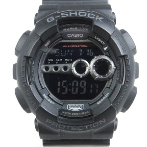 カシオジーショック CASIO G-SHOCK 腕時計 デジタル クオーツ GD-100-1BJF 黒 ブラック ウォッチ メンズ