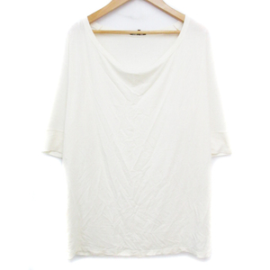  theory theory cut and sewn T-shirt . minute sleeve dore-p neck .. feeling plain 2 ivory /FF28 lady's 