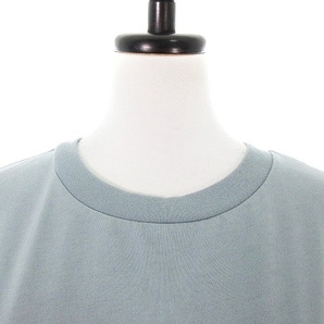 アーバンリサーチ URBAN RESEARCH Tシャツ カットソー 半袖 クルーネック 薄手 無地 F 青 ブルー トップス /YY レディースの画像4