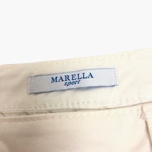 マレーラ MARELLA SPORT スカート タイト ストレッチ 膝丈 無地 40 白 ホワイト レディース_画像3