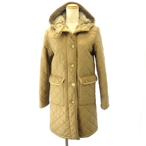  Macintosh MACKINTOSH стеганое пальто боа с хлопком жакет бежевый 36 примерно S-M Scotland производства #GY09 женский 