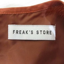 フリークスストア FREAKS STORE 子供服 ノースリーブ マキシ ロング ワンピース 140-145 茶 ブラウン 裏地付き キッズ_画像3