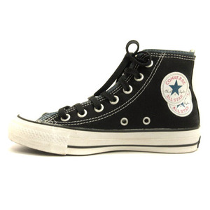 コンバース CONVERSE ALL STAR 100 DOUBLEPARTS HI ハイカット スニーカー 1SC410 22.5cm ブラック 230727E 靴 レディース