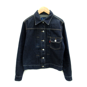  Vert Dense Vert Dense Denim jacket G Jean denim jacket middle height turn-down collar M navy blue navy /SY35 lady's 