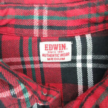 エドウィン EDWIN カジュアルシャツ 長袖 チェック柄 マルチカラー M レッド 赤 /YM9 メンズ_画像4