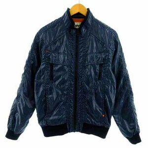 リーバイス Levi's ジャケット ジャンパー スタンドカラー 長袖 裏地メッシュ ネイビー系 紺系 L メンズ