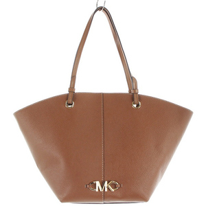 マイケルコース MICHAEL KORS IZZY MEDIUM トートバッグ ハンドバッグ レザー ロゴ 茶色 ブラウン /SR2 レディース