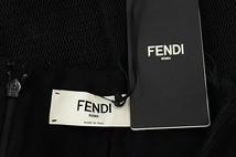 フェンディ FENDI Micromesh Flared Skirt マイクロ メッシュ フレア 膝丈 スカート FQ7114 A9EN 38 黒 ブラック ■● 230710/103 レディー_画像4