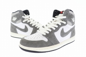 ナイキ NIKE AIR JORDAN 1 RETRO HIGH OG Black and Smoke Grey エア ジョーダン レトロ ハイ DZ5485-051 26 白 灰 ホワイト グレー ▲■ 2