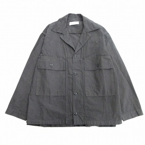 美品 22SS パースプロジェクト PERS PROJECTS HARVEY M43 JACKET ヴィンテージ加工 シャツ ジャケット ブルゾン リネン混 size01