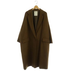 Lisiere L'Appartement リジェール アパルトモン VOLUME COAT チェスターコート アウター ロング ウール カシミヤ混 茶 ブラウン