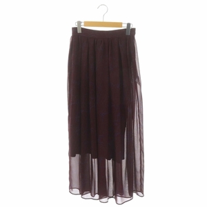  Stunning Lure STUNNING LURE tuck юбка общий рисунок длинный sia- flair 1 бордо темно-синий темно-синий /DO #OS женский 