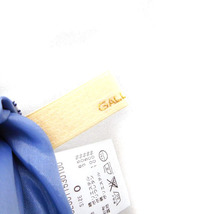 ガリャルダガランテ GALLARDAGALANTE スカート フレア ロング コットン 綿 ストライプ サイドジップ 0 青 ブルー /NT11 レディース_画像3