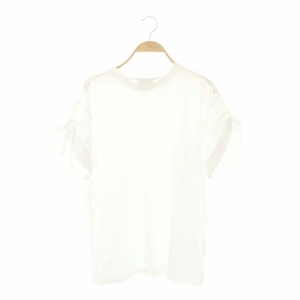 3.1 フィリップリム 3.1 phillip lim リボンスリーブTシャツ カットソー ロールアップ 半袖 SP 白 ホワイト /HS ■OS ■SH レディース