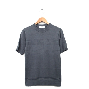 グリーンレーベルリラクシング ユナイテッドアローズ green label relaxing カットソー Tシャツ 半袖 コットン シンプル グレー 灰 /KT10