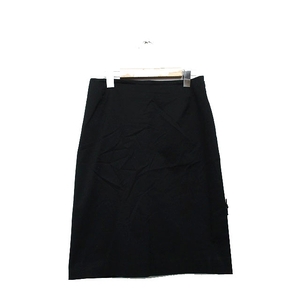  Untitled UNTITLED skirt trapezoid skirt Mini ribbon cotton 2 black black /KT19 lady's 
