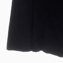 クレージュ courreges ツイードスカート セミフレアスカート 膝丈 ロゴボタン 40 黒 ブラック /ES ■OS レディース_画像5