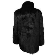 ミンクファー コート ジャケット 毛皮 長袖 黒 ブラック 11 約M～Lサイズ ■GY18 レディース_画像2