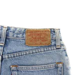 リーバイス Levi's デニムパンツ ジーンズ ジップフライ USED加工 W28 L31 S 青 ブルー W505-0217 /NW8 ■GY09 レディースの画像7