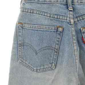 リーバイス Levi's デニムパンツ ジーンズ ジップフライ USED加工 W28 L31 S 青 ブルー W505-0217 /NW8 ■GY09 レディースの画像4