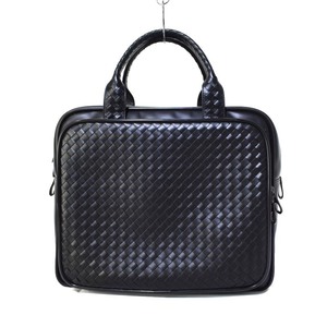 ボッテガヴェネタ BOTTEGA VENETA マルコポーロ イントレチャート トラベルバッグ ビジネスバッグ トートバッグ レザー 黒 ブラック 274546