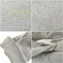 ヘルムートラング HELMUT LANG パーカー プルオーバー 長袖 ロゴプリント L グレー /NW22 ■GY09 メンズ_画像8