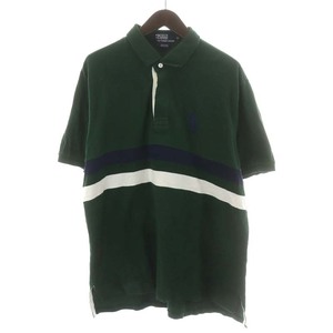 ポロ バイ ラルフローレン Polo by Ralph Lauren ポロシャツ 半袖 コットン LL 緑 グリーン /AN34 ■OM メンズ