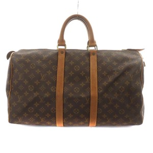 ルイヴィトン LOUIS VUITTON キーポル45 モノグラム ボストンバッグ ハンドバッグ 茶 ブラウン M41428 /AN2 ■OM ■OH レディース