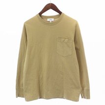 ハイク HYKE Tシャツ カットソー ロンT 長袖 クルーネック 1 S ベージュ /UY9 メンズ_画像1