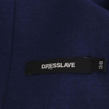 ドレスレイブ DRESSLAVE リネン混フレアスリーブブラウス カットソー 半袖 Vネック 38 紺 ネイビー /AA ■OS レディース_画像3