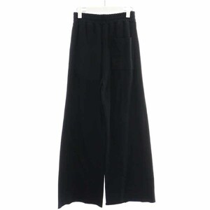  unused goods Le Ciel Bleu LE CIEL BLEU sweat pants Easy pants wide pants long cotton 34 XS black black 