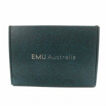 エミュー emu Australia Foy Flatform Metallic ムートンブーツ ショートブーツ スエード ボア 厚底 ヒール ラメ 25.0cm グレー W12065_画像8