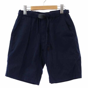 グラミチ GRAMICCI URBAN RESEARCH DOORS 別注 ST SHORTS ショートパンツ ハーフパンツ ジップフライ S 紺 ネイビー GMP-18S183