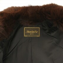 ムーンバットファー Moonbat Fur ファーコート セーブルファー ロング 大きいサイズ 13 XL ダークブラウン /NW40 ■GY09 レディース_画像7