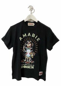 ANIMALIA アニマリア プリント Tシャツ S ブラック トップス メンズ レディース