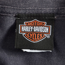 BT2392 ハーレーダビッドソン HARLEY DAVIDSON Tシャツ L 肩48 スカル シカゴ メール便可 xq_画像4