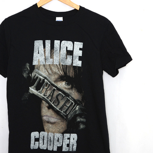 GS1001 アリスクーパー ALICE COOPER Tシャツ M 肩幅43 TRASH メール便可 xq