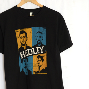 GS1020 へドリー HEDLEY Tシャツ L 肩幅49 カナダ ポップロック メール便可 xq