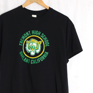 ST3221 オークランド カリフォルニア Tシャツ L 肩幅52 FREMONT HIGH SCHOOL アメリカ古着 メール便可 xq