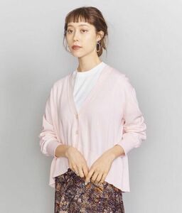 【BEAUTY&YOUTH UNITED ARROWS】BY 12ゲージコットンショートワイドVネックカーディガン -ウォッ...